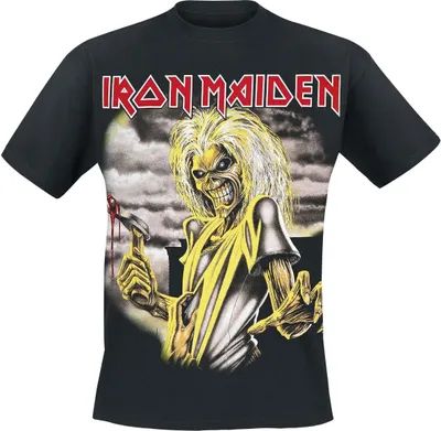 Produktbild von Iron Maiden T-Shirt Herren Killers schwarz Band-Merch, Bands 100% Baumwolle 4XL