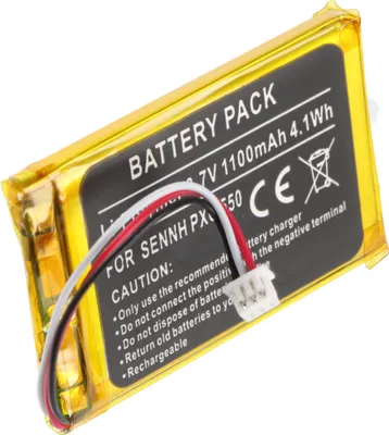 Zdjęcie produktu dla Akumulator kompatybilny z Sennheiser PXC 550 Li-Polymer, 3,7 V, 1100 mAh, 50,8 x 33,6 x 5 mm