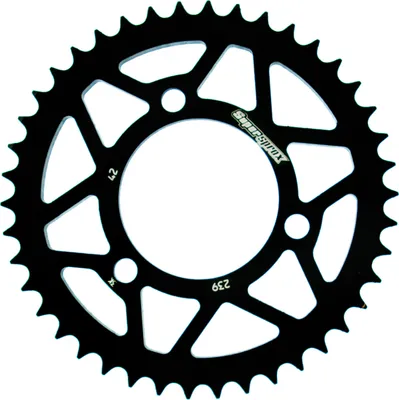 Produktbild von Stahl-Kettenrad Supersprox 420 - 42Z (schwarz) RFE-239:42-BLK|ID 70,0 LK 90,0 3-Loch/3-Loch