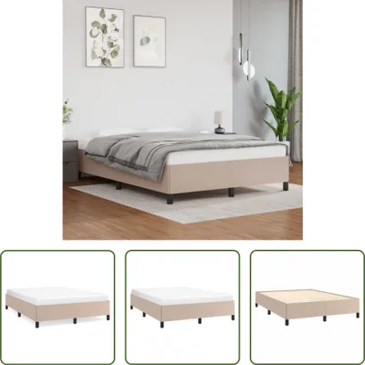 Immagine prodotto di The Living Store rete Cappuccino marrone 140x190 cm in Pelle finta