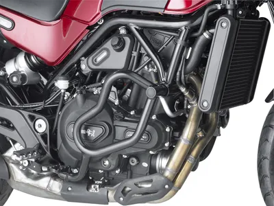 Productafbeelding van Zwarte GIVI motorbeschermingsbeugel voor de BENELLI Leoncino 500/500 Trail