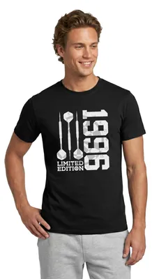 Produktbild von Spreadshirt 30. Geburtstag | Limited Edition 1996 | Dart Männer T-Shirt, L, Schwarz