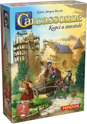 Obrázok produktu pre Rozšírenie Carcassonne 2:Obchodníci a stavitelia (2025)
