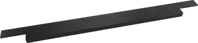 Immagine prodotto di Furnipart Trim 695 mm - Maniglia piatta per scanalatura, alluminio nero opaco