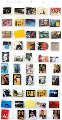 Produktbild von PromoHome® Transparentes Fotogitter mit 24 Fächern – Kreative Wanddekoration, 79x63x3 cm, Kunststoff