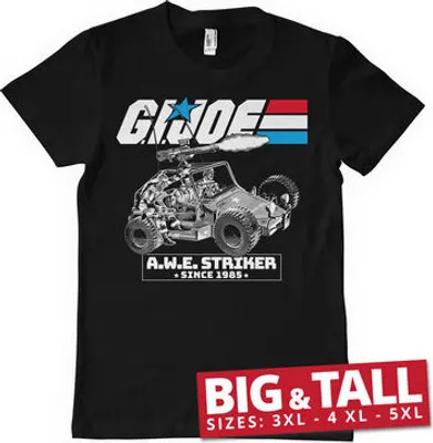 Produktbild von A.W.E. Striker Big & Tall T-Shirt - 3XL - Black