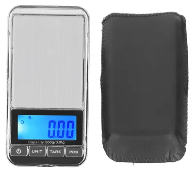 Image de Balance de poche numérique, haute précision, portable, sûre, fiable, mini-balance avec écran LCD pour le commerce ou la maison, 500 g/0,01 g