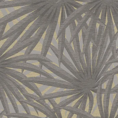 Produktbild von Livingwalls Palmentapete Metropolitan Stories tropische Tapete Said Marrakesch Vliestapete grau gold 10,05 m x 0,53 m