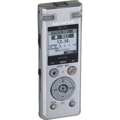 Obrázek produktu pro Olympus DM-770, 2020 h, MP3, PCM, WAV, 35 h, 20 - 23000 Hz, 8 - 320 Kbit/s, LCD