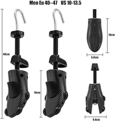 Produktbild von PolkaHome® Schuhspanner für Damen und Herren, Set von 2, verstellbare Länge, breite Schuhspanner