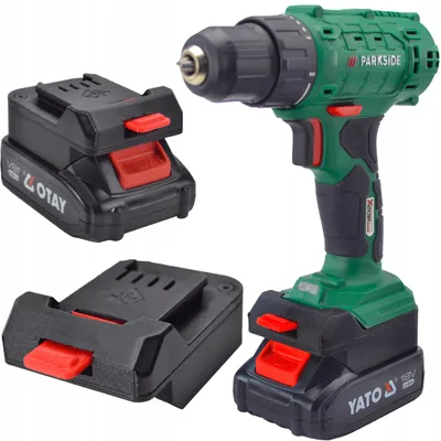 Produktbild von P4U Adapter Parkside X20V auf YATO 18V Akku Schwarz