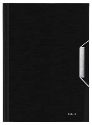 Produktbild von Leitz 39570094, A4, Polypropylen (PP), Schwarz, 250 Blätter, 80 g/m², 6 Taschen