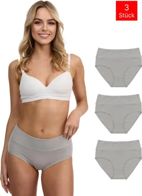 Produktbild von Tazzio Damen Slip 3er-Pack F920 (Grau, XS)