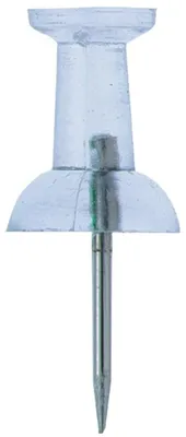 Produktbild von Alco Pinnwandnadel Kunststoff glasklar 12mm 200 ST