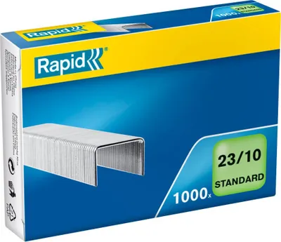 Image de Rapid® 24869300 Heftklammern 23/10mm Standard, verzinkt, 1000 Stück