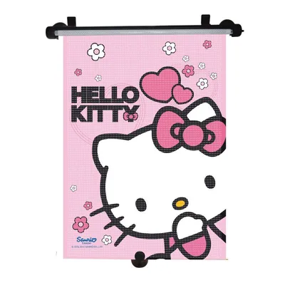 Produktbild von Hello Kitty Rosa Auto Sonnenschutz Rollo Kinder Seitenschutz Sonnenblende