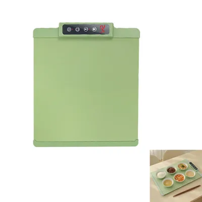 Produktbild von Speisenwärmer, Silikon-Warmhalteplatte, Temperaturregelbereich 60℃–100℃, geeignet für Familienbuffets, Restaurants, Familienfeiern (rollbar)