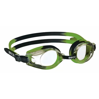 Image de Lunettes de natation pour enfants Beco Rimini 12 ans et plus | Vert/noir