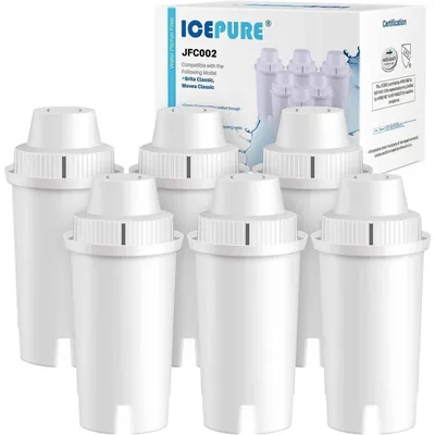 Productafbeelding van Waterfiltervervangingspatronen voor Brita-kannen, 6 stuks, type OB03, 35557, en compatibel met Mavea 107007