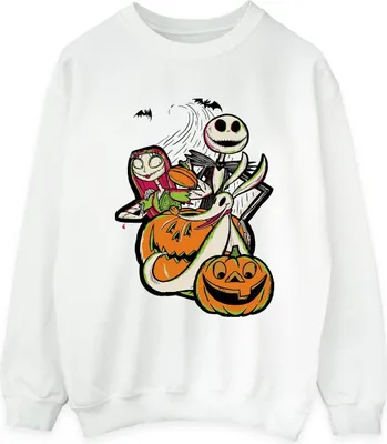 Immagine prodotto di The Nightmare Before Christmas - Felpa da donna BI53199 (L) (Bianco)