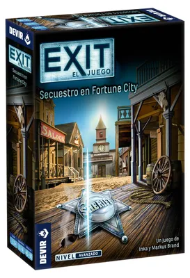 Produktbild von Devir Exit Secuestro in Fortune City, Brettspiel und Rätsel, Escape Room, Lösung