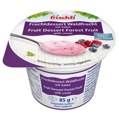 Produktbild von Frischli Fruchtdessert Waldfrucht mit 85g