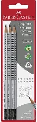 Obrázek produktu pro Faber-Castell 4005401172987, Černá, Šedá, HB, Papírová krabice, 3 kusů