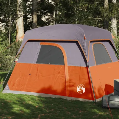 Produktbild von Möbel Campingzelt 4 Personen Orange Wasserdicht - Campingzelte &23065