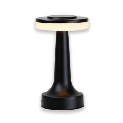 Image de Luxe - Lampe à poser tactile - Beau - Noir - H21 x Ø9