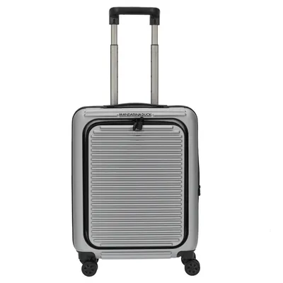 Image de Mandarina Duck Tank Case - Valise à 4 roulettes avec poche avant, 55 cm (gris)