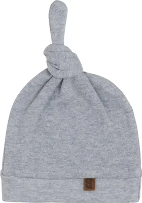 Produktbild von Baby's Only Knotenmütze Melange - Grau - 3-6 Monate - 100% Baumwolle