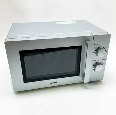 Zdjęcie produktu dla Comfeé CMSN 20 si, Blat, Mikrofalówka Solo, 20 l, 700 W, Obrotowy, Srebrny