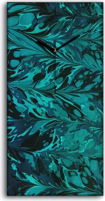 Produktbild von Wandbild Leinwand Bilder Wanduhr Geräuschlos 30x60 Malerei Abstrakte Kunst - schwarze Hände
