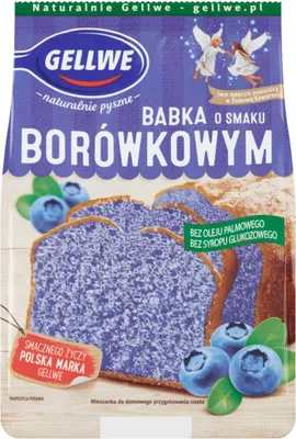 Produktbild von Gellwe Kuchenbackmischung Babka mit Blaubeergeschmack 375 g
