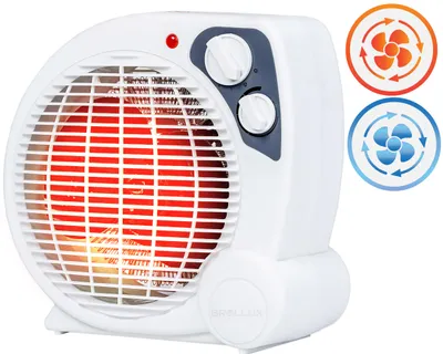 Produktbild von BROLLUX Heizlüfter & Ventilator 2000W mobiles Heizgerät FH3 Thermoventilator Elektroheizung Spiralheizkörper Heizspirale Elektroheizkörper