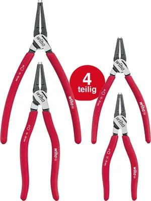 Produktbild von Wiha Zangensatz Classic Circlip, 4-tlg. (Z 99 0 007 01)