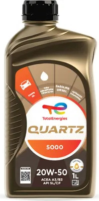 Produktbild von 1 Liter TotalEnergies 20W-50 Quartz 5000 PSA B71 2295 & VW 505 00 & VW 501 01 &