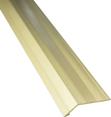 Produktbild von Alu Profil Übergangsschiene Übergangsprofil Laminat matt L90cm 10mm gold