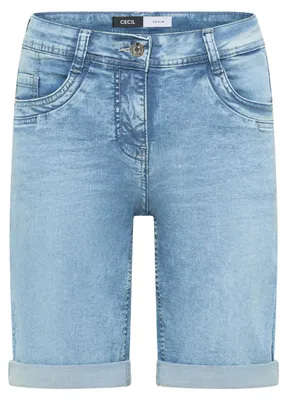 Produktbild von Cecil (304) NOS Scarlett Shorts Light Blue, authentic used wash 10239 10239 36