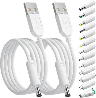 Zdjęcie produktu dla Uniwersalny kabel do ładowania 13 w 1 z przewodem zasilającym, 15 m, czarny, 55 x 21 mm