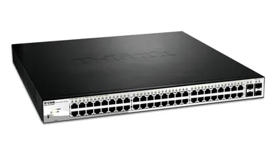 Immagine prodotto di D-Link DGS-1210-52MP D-Link DGS-1210-52MP    PoE/GE/GE/SMA/48 | 48x PoE+, PoE-Budget 370W