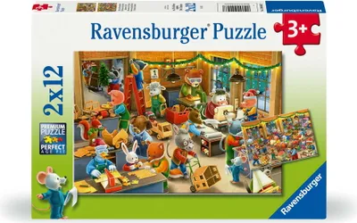 Obrázek produktu pro Ravensburger 12004047, 12 kusů, Vánoce, 3 rok/roky