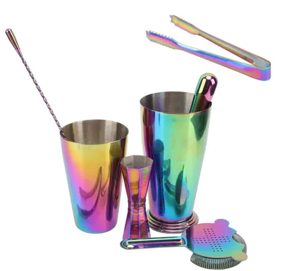 Produktbild von Professionelles Cocktail- und Messerset aus Edelstahl 304