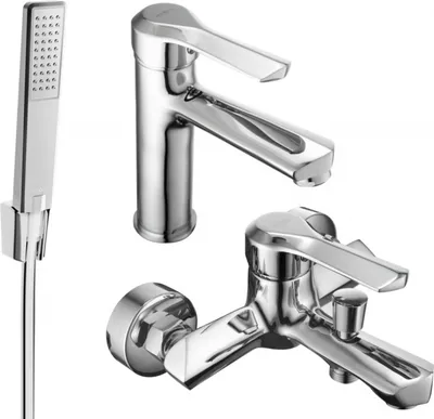 Produktbild von Mexen Sabre R72 Badewannenset, Chrom - 72103R72-00