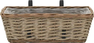 Obrázek produktu pro vidaXL Balkonové květináče 2 ks. Vrba s PE podšívkou 40 cm