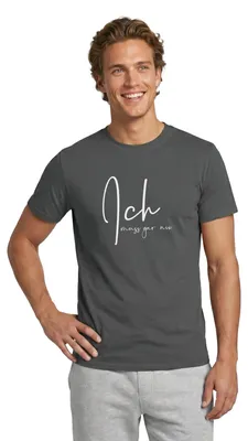 Produktbild von Spreadshirt Ich Muss Gar Nix Witziger Spruch Männer T-Shirt, XXL, Anthrazit