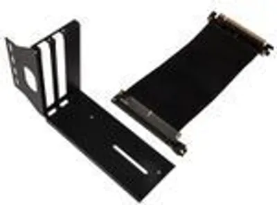 Produktbild von Raijintek Paxx Vertikale PCI-Slot-Blende + PCIe x16 Riser Flachband-Kabel, 20cm