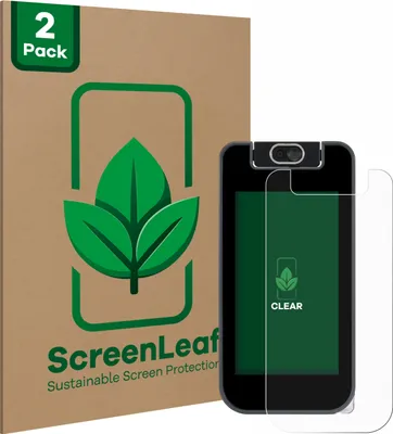 Produktbild von 2x ScreenLeaf Schutzfolie für Vtech KidiBuzz 3 nachhaltiger Displayschutz Display Schutz Folie Klar Transparent