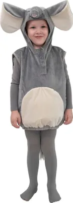 Produktbild von Elefant Kapuzenoberteil Kinder Karneval Fasching Kostüm 104
