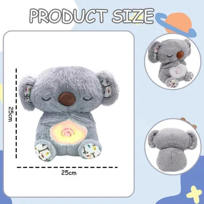 Produktbild von Plüschtier Koala, beruhigende Atmung, gefüllt, Kuscheltier für Kinder